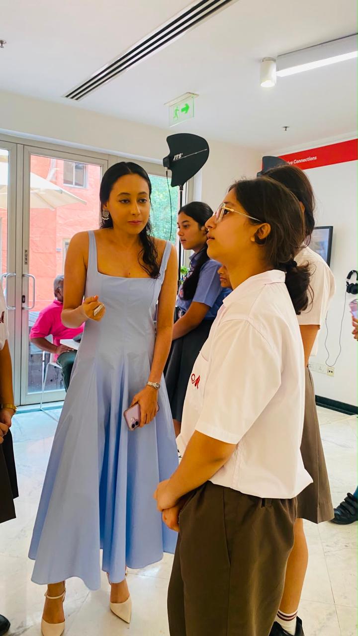 Student Visit to the British Council Art Exhibition